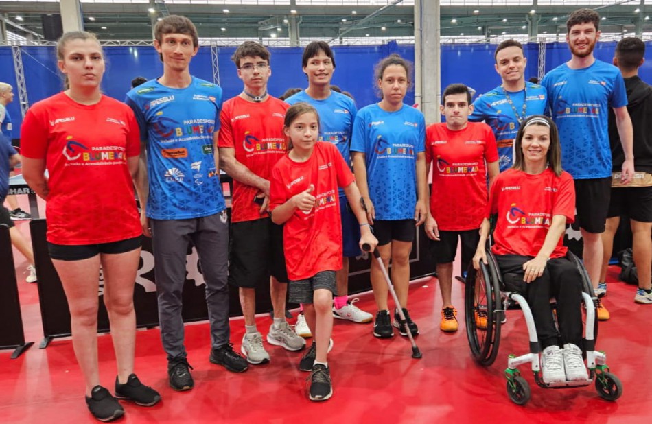 Atletas do Paradesporto de Blumenau são convocados para a seleção catarinense de tênis de mesa