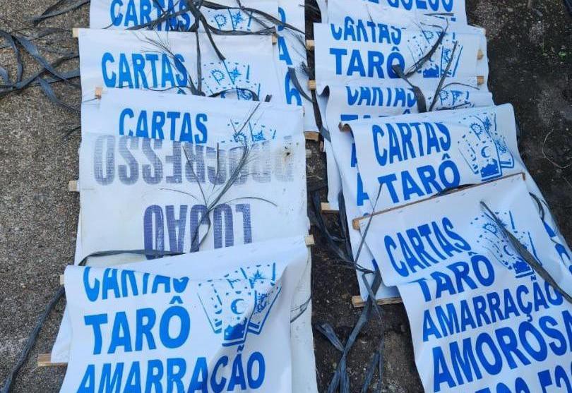 Fiscalização da Prefeitura reforça proibição de publicidade em postes de energia elétrica