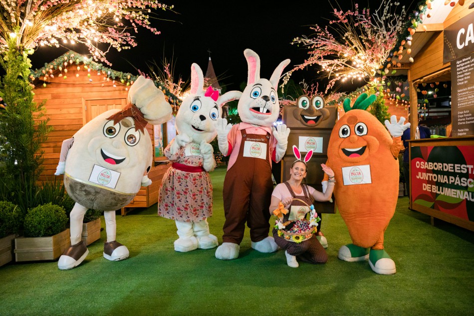 Páscoa em Blumenau inicia nesta quinta-feira com o tema "Uma aventura de pura diversão"