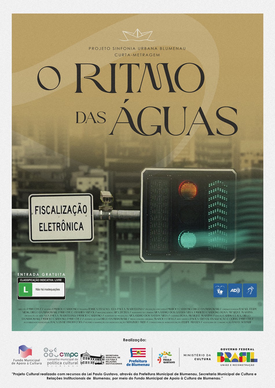 Curta-metragem ‘O Ritmo das Águas’ terá primeira exibição nesta quinta-feira, dia 27