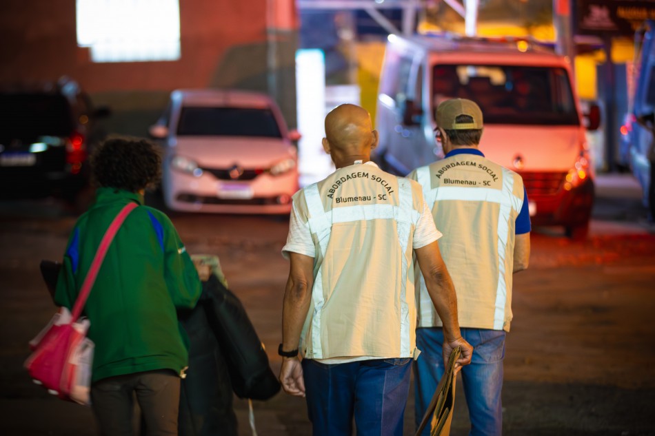 Prefeitura de Blumenau reforça ações de atendimento à população em situação de rua