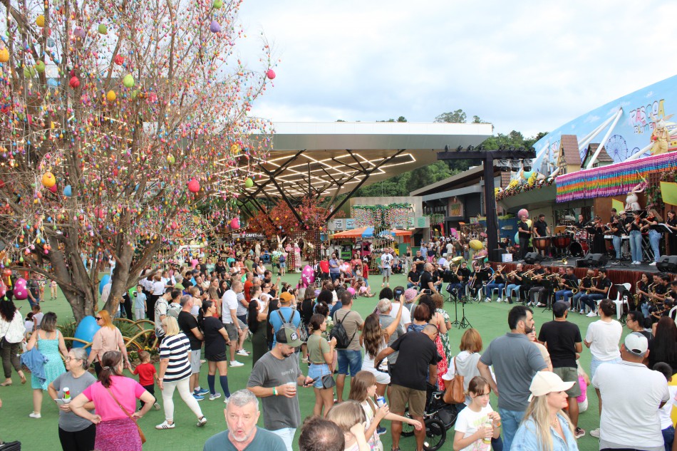 Páscoa em Blumenau 2025 atrai mais de 160 mil visitantes