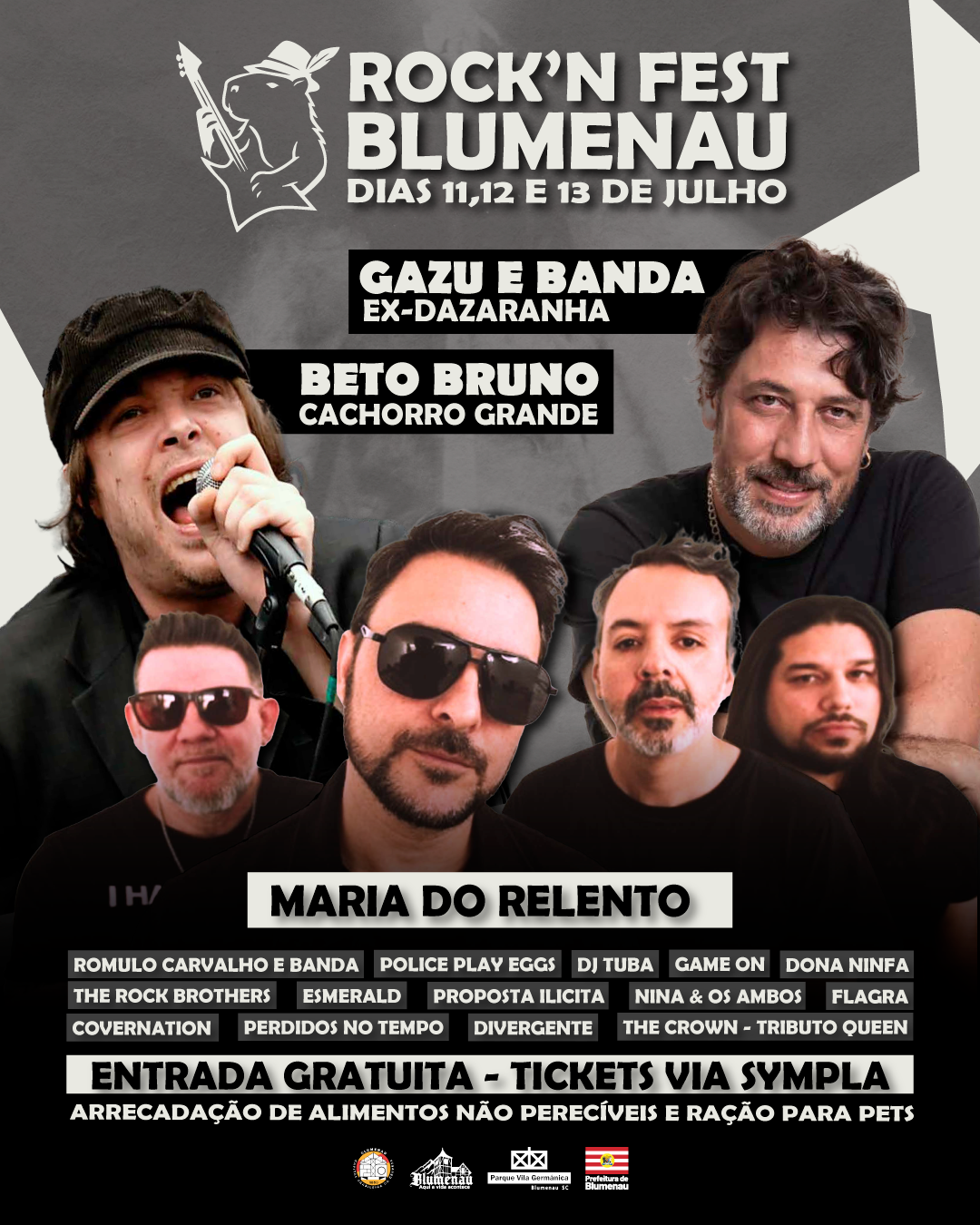 Vem aí o "Rock'n Fest", o festival de rock que vai movimentar Blumenau