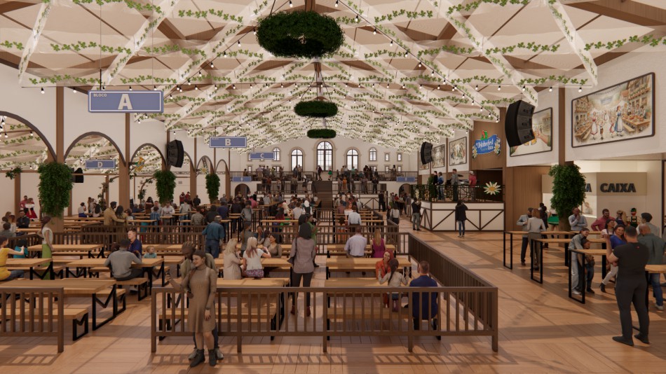 Oktoberfest Blumenau apresenta Festzelt, novo setor inspirado nas tendas tradicionais de Munique