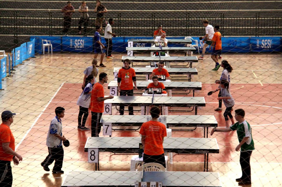Blumenau sedia 1ª etapa do Circuito Catarinense de Tênis de Mesa