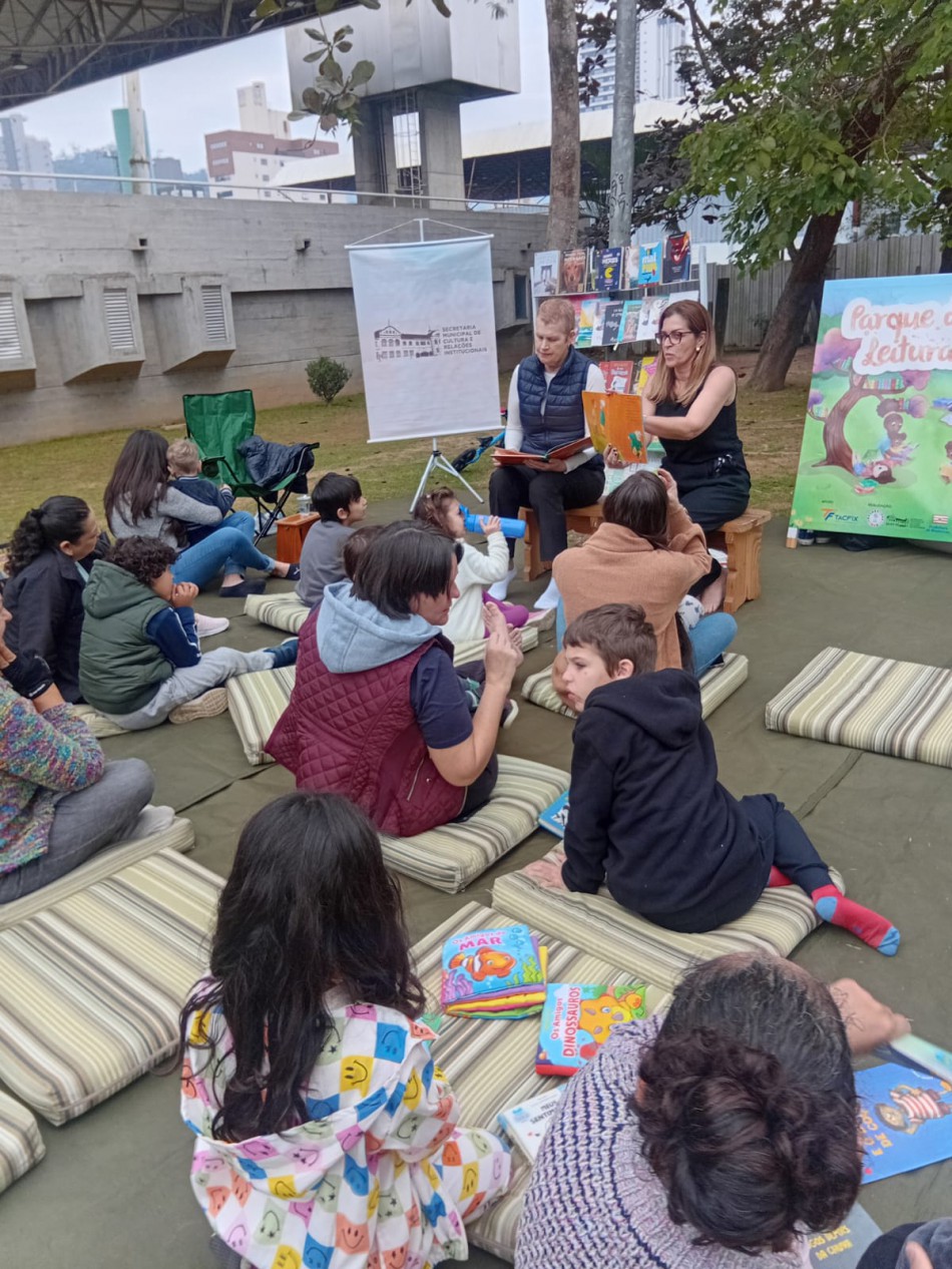 Mais de 600 pessoas participam de edições especiais do Parque da Leitura nesta semana